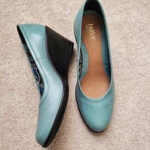 HOTTER Ophelia wedge, aqua color